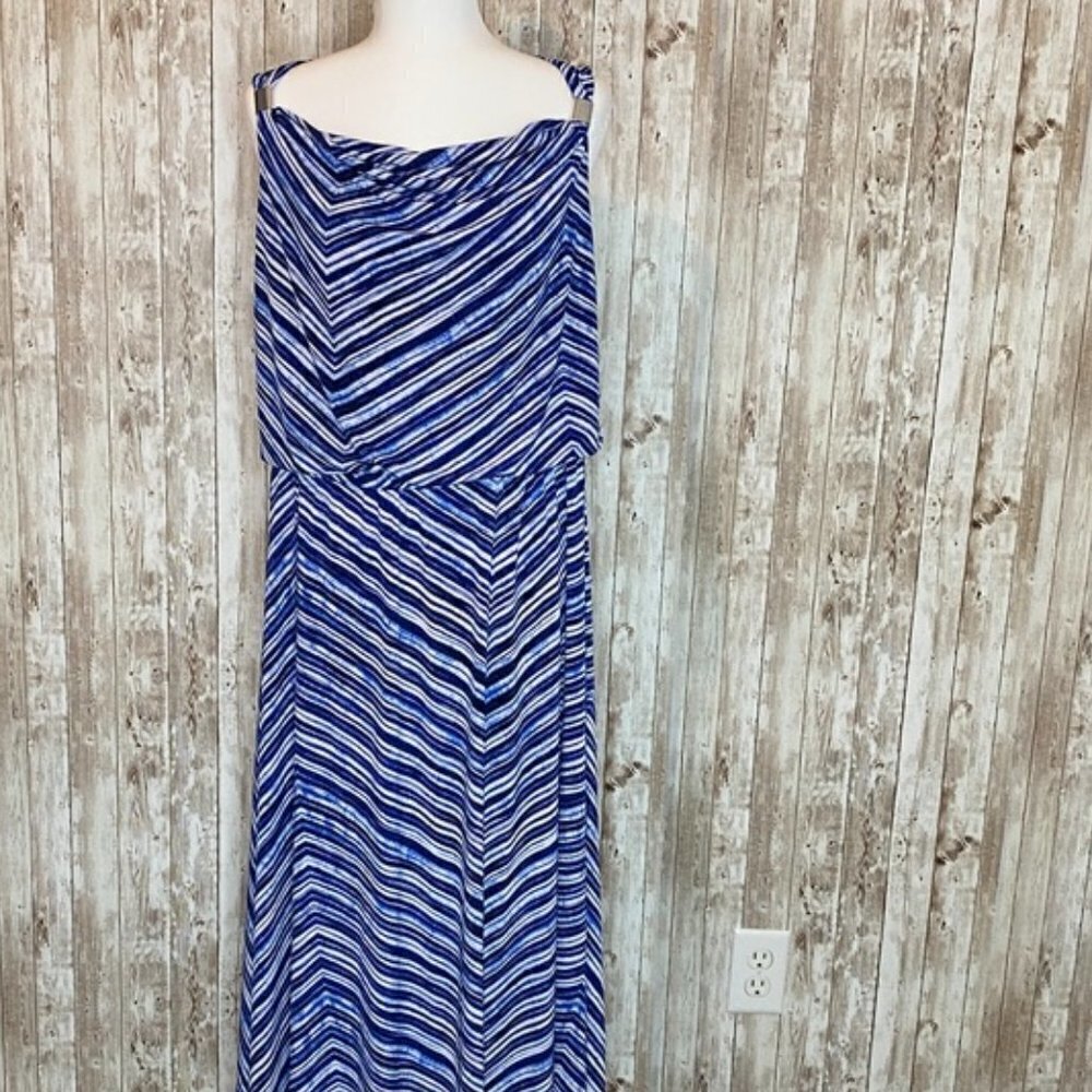 Women's Calvin Klein Sleeveless Lined Maxi Dress size Large